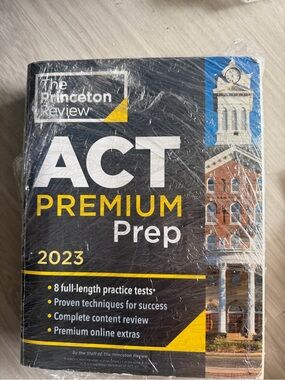 ACT Premium Prep 2023 — Black & Yellow